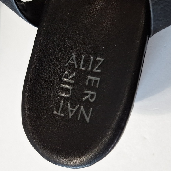 Naturalizer (NEW) Black Palmer Wedge Comfort Strappy Platform Sandal Size 9.5 - Picture 10 of 14